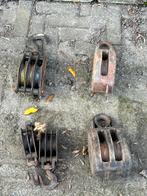 Katrol taker oude katrol oud gereedschap, Ophalen of Verzenden