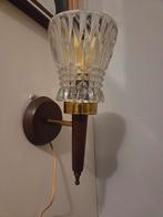 vintage teak wandlamp, Verzenden