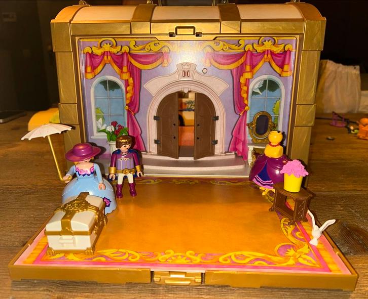 Playmobil Prinsessenkoffer, Kinderen en Baby's, Speelgoed | Playmobil, Gebruikt, Complete set, Ophalen of Verzenden