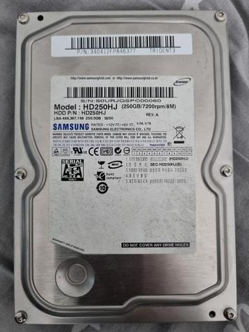 Samsung HD250HJ 250GB HDD - SATA - Intern beschikbaar voor biedingen