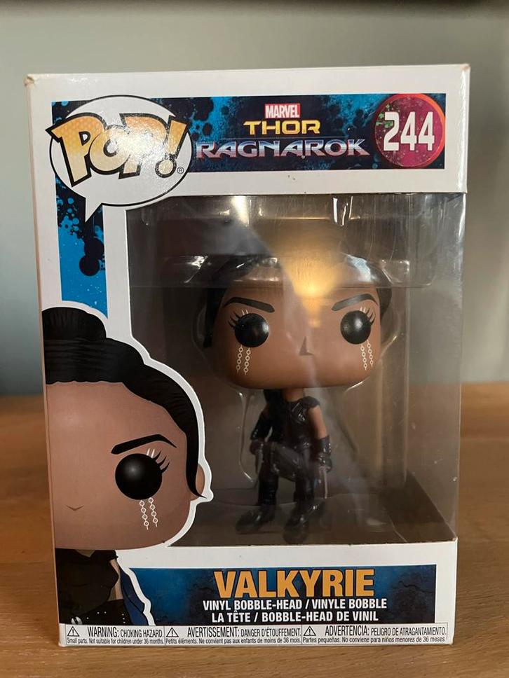 Funko Pop Valkyrie - Thor Ragnarok #244, Verzamelen, Poppetjes en Figuurtjes, Zo goed als nieuw, Ophalen of Verzenden