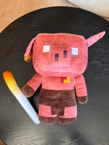 Minecraft Piglin Knuffel met Geluid beschikbaar voor biedingen