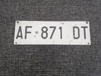 Kentekenplaat Italië oude nummerplaat nummerbord License IT, Verzamelen, Ophalen of Verzenden, Auto's