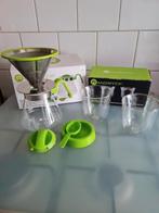 Randwyck koffie pot en dubbel wandige glazen, Ophalen, Glas of Glazen, Nieuw, Glas