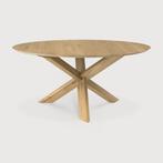 Ronde Ethnicraft design tafel, Huis en Inrichting, 150 tot 200 cm, Modern Design, 150 tot 200 cm, Rond