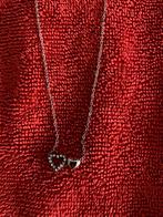 Prachtige Zilveren Ketting met Swarovski Kristallen, Sieraden, Tassen en Uiterlijk, Kettingen, Ophalen of Verzenden, Zo goed als nieuw