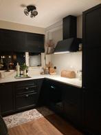 Werkbladen wit & inbouwspoelbak rvs setprijs, Ophalen, Zo goed als nieuw, Enkelwandige keuken