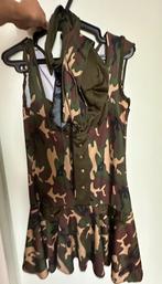 Camouflage Jurk Maat S - Carnaval!, Carnaval, Ophalen of Verzenden, Zo goed als nieuw, Kleding