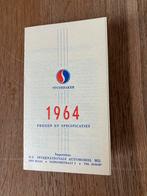 1964 Studebaker prijslijst, Verzenden, Zo goed als nieuw