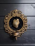 Golden heart barok lijst met theelicht silly art, Ophalen of Verzenden