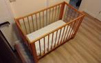Kinderbedje blank hout, Ophalen, Gebruikt, Minder dan 140 cm, Matras