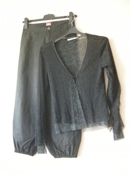 X-as/Cora Kemperman tuniek/blouse met J+Q broek maat 36, Kleding | Dames, Broeken en Pantalons, Zo goed als nieuw, Maat 36 (S)