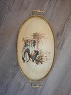 Vintage Dienblad met Vogelmotief, Ophalen of Verzenden