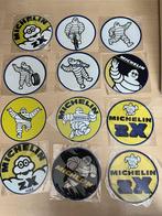 Michelin reclame platen , Bibendum , Reclamebord rond, Ophalen of Verzenden, Zo goed als nieuw, Reclamebord