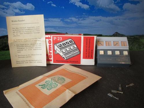Vintage viervoudig schakel-paneel DDR, Hobby en Vrije tijd, Modeltreinen | H0, Nieuw, Gelijkstroom, Overige merken, Ophalen of Verzenden