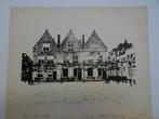 zeefdruk Plein Vierwinden Vlissingen, Meester 1980, Antiek en Kunst, Kunst | Etsen en Gravures, Verzenden