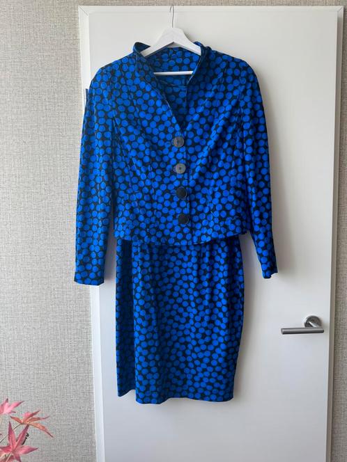 Moq set jurk met jasje maat 42 (feestelijk), Kleding | Dames, Jurken, Zo goed als nieuw, Maat 42/44 (L), Zwart, Ophalen of Verzenden