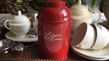 Betjeman and Barton thee-/koffieblik  beschikbaar voor biedingen