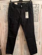 Parami stretchbroek zwart/blauwe zebraprint W44/L30, Kleding | Dames, Parami, Zwart, Maat 42/44 (L), Nieuw