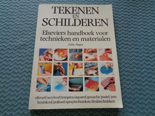 Tekenen en schilderen - Elseviers handboek voor technieken, Boeken, Hobby en Vrije tijd, Zo goed als nieuw, Tekenen en Schilderen