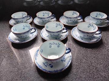 8 theekop en schotels Rorstrand Ostindia doorsnede 9,5 cm beschikbaar voor biedingen