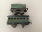 Antiek Karl Bub wagonnetje en kolen treintje spoor 0, Ophalen of Verzenden