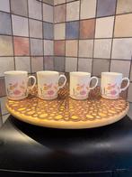 Balmoral Castle,Bone China,4 mokken, Antiek en Kunst, Antiek | Servies los, Ophalen of Verzenden
