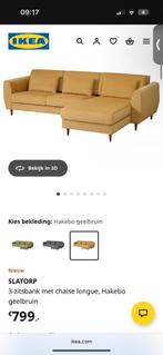 GRATIS op te halen 3-zitsbank met chaise lounge Ikea, Huis en Inrichting, Ophalen, 250 tot 300 cm, Gebruikt, 100 tot 125 cm
