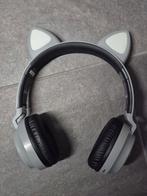 Draadloze koptelefoon met kattenoren, Ophalen of Verzenden, Zo goed als nieuw, Overige merken