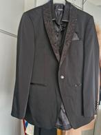 Driedelig pak maat M - Colbert, pantalon, gilet & blouse, Kleding | Heren, Ophalen, Zo goed als nieuw, Blauw