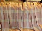 2 Beige roze gordijnen van 250 cm hoog en elk 115 cm breed, 200 cm of meer, Ophalen of Verzenden, Zo goed als nieuw, Beige
