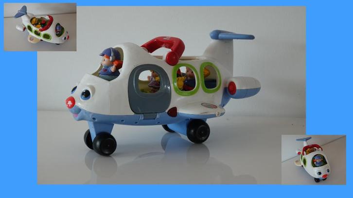 fisher Price Vliegtuig met geluiden + Chicco speelgoed piano, Kinderen en Baby's, Speelgoed | Fisher-Price, Gebruikt, Auto of Voertuig