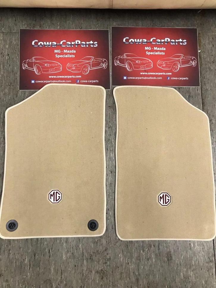 mg f mgf mg tf mgtf originele beige mg mattenset nieuw, Auto-onderdelen, Interieur en Bekleding, Nieuw, Ophalen of Verzenden
