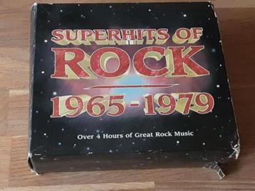 4CD Superhits of Rock 1965-1979 beschikbaar voor biedingen