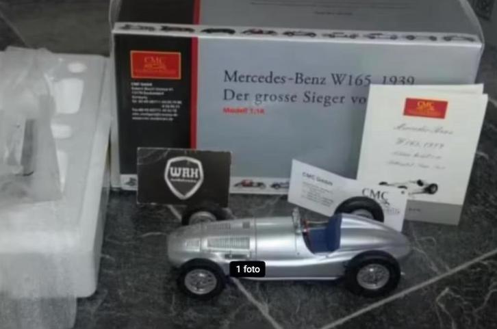 SALE! 1:18 MERCEDES W165 TRIPOLIS silberpfeil M-018 CMC WRH, Hobby en Vrije tijd, Modelauto's | 1:18, Zo goed als nieuw, Auto