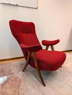 Artifort Haarspeld Fauteuil Model 107 – Theo Ruth – 50s, Huis en Inrichting, Ophalen, Hout, Gebruikt, 75 tot 100 cm