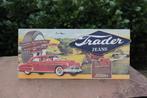 vintage trader jeans reclamebord, Ophalen of Verzenden, Gebruikt, Reclamebord