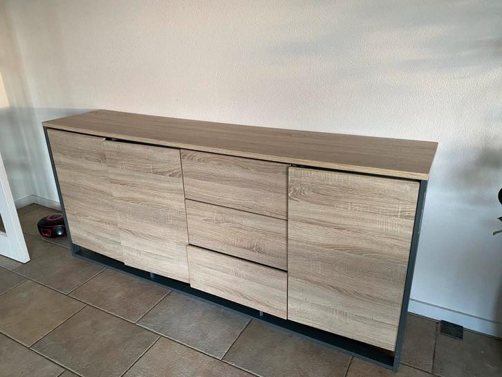 Dressoir en TV kast combinatie, Huis en Inrichting, Kasten | Dressoirs, Gebruikt, 150 tot 200 cm, 25 tot 50 cm, Met lade(s), Kunststof