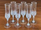 6 Cristal d’Arques Longchamp champagne flutes, Verzamelen, Glas en Borrelglaasjes, Ophalen of Verzenden, Zo goed als nieuw, Overige typen