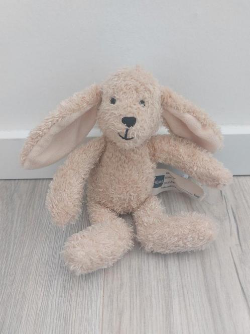 Knuffel Hema konijn haas bruin L257, Kinderen en Baby's, Speelgoed | Knuffels en Pluche, Zo goed als nieuw, Konijn, Ophalen of Verzenden