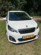 Peugeot 108 1.0 12V E-vti 5DR 2016 Wit airco 30523km nap, Auto's, Peugeot, Voorwielaandrijving, Zwart, 4 stoelen, Wit