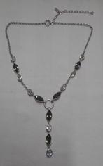 Zilveren verstelbaar Zinzi collier nr.1365, Sieraden, Tassen en Uiterlijk, Kettingen, Verstelbaar, Verzenden, Zo goed als nieuw