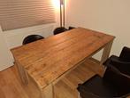 Steigerhouten Tafel - Robuust en Stijlvol, Huis en Inrichting, Tafels | Eettafels, Ophalen, Gebruikt, 100 tot 150 cm, Grenenhout