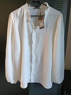 Mooie creme kleurige blouse, Wit, Maat 46/48 (XL) of groter, Pescara, Nieuw