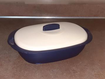 Tupperware serveer schaal 1,7 ltr blauw beschikbaar voor biedingen