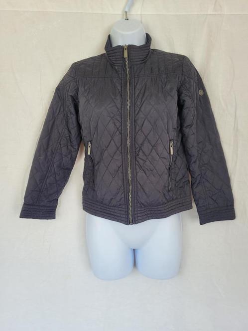 Stoere zwarte tussenjas mt 140 merk Reset, Kinderen en Baby's, Kinderkleding | Maat 140, Zo goed als nieuw, Jongen, Jas, Ophalen of Verzenden