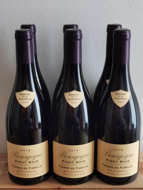 Domaine de la Vougeraie BOURGOGNE Terres de Famille 2018, Verzamelen, Wijnen, Nieuw, Rode wijn, Frankrijk, Ophalen of Verzenden