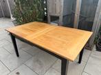 Eettafel uitklapbaar gerestyled eiken, Huis en Inrichting, Ophalen, 7471GA, Eikenhout, 50 tot 100 cm