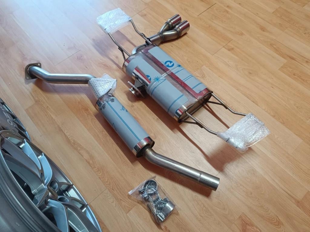 Fox catback uitlaatsysteem 2x70mm - Mazda Mx-5 Mx5 ND 15+, Auto diversen, Tuning en Styling, Ophalen of Verzenden