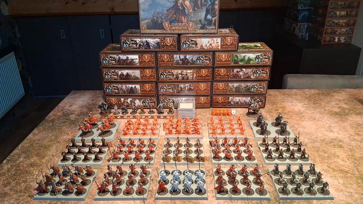 ASOIAF groot Lannister leger, Hobby en Vrije tijd, Wargaming, Figuurtje(s), Ophalen of Verzenden